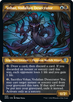 Textured FOIL VOHAR, VODALIAN DESECRATOR mtg NM Dominaria United 1 Unc - Image 1