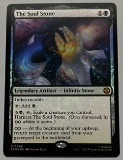 MTG Marvel’s Spider-Man The Soul Stone Legendary Artifact MYTHIC FOIL #0066 - Image 1
