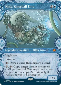 1x Kitsa, Otterball Elite - Showcase - Bloomburrow - Near Mint, English - MTG! - Image 1