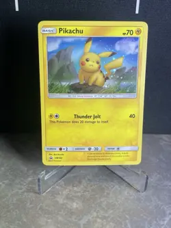 Pokemon Sun & Moon Black Star Promo SM183 Pikachu Holo NM - Image 3