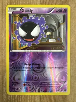 Pokemon TCG Gastly Breakthrough 58/162 Reverse Holo Common VLP - Image 1