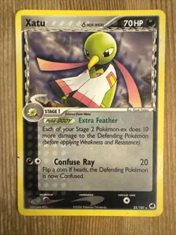 Xatu 25/101 Non Holo Rare Ex Dragon Frontiers Pokemon Card Pokemon TCG LP - Image 1