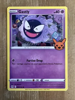 Gastly 064/196 Pokemon Trick Or Trade Regular 2023 Halloween Promo Card NM - Image 1
