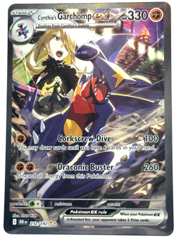 Pokemon Cynthia's Garchomp ex Destined Rivals 232/182 SIR TCG - Image 1