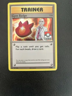 Pokemon Gym Badge XY209 - XY Black Star Promo - Blaine - Evolutions - Image 1