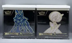 Pokemon Mega Evolution - Mega Lucario & Mega Gardevoir - POKEMON CENTER ETB Pair - Image 1