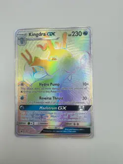 Pokemon TCG Kingdra GX SM Black Star Promo SM155 Holo Secret Ultra Rare NM CLEAN - Image 3