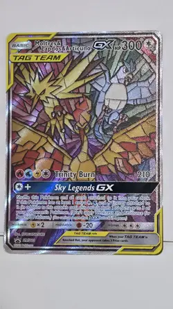 Pokemon TCG Moltres Zapdos Articuno GX SM210 Hidden Fate Promo - Image 3