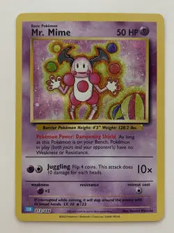Pokemon TCG: Mr. Mime # 013/034- Classic Holo - Image 1