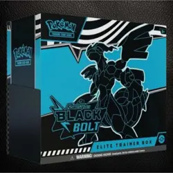 Pokemon - Set Allenatore Fuoriclasse Elite Trainer Box Black Bolt Luce Nera ENG - Image 1