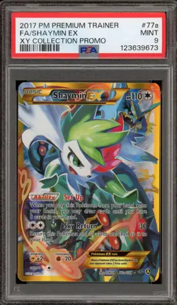 Pokemon Shaymin EX XY Premium Trainer Coll. Full Alt Art Promo #77a PSA 9 Mint - Image 1