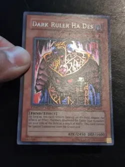 Yu-Gi-Oh! SECRET RARE HOLO CARD DARK RULER HA DES MC1-EN006 NM/VLP - Image 2