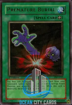 Yugioh PSV-E037 Premature Burial Ultra Rare 1st Edition - Image 1