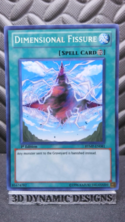 | Yugioh Dimensional Fissure RYMP-EN081 1st Edition Secret Rare NM 🔥 | - Image 1