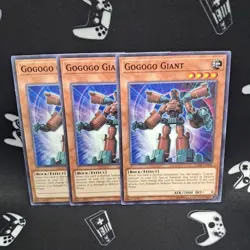 (x3) Gogogo Giant LED6-EN041 Unlimited LP+ Light Play Yu-Gi-Oh! Card - Image 1