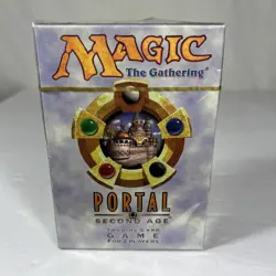 (NEW) Magic The Gathering 1998 MTG Portal Second Age Trading Card Game SEALED - Image 1