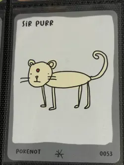 Sir Purr 0053 Dysfunctional Passholder Pokenot Pokenots 151 Card - Image 1