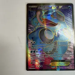 Seismitoad EX Full Art XY Furious Fists 106/111 2014 Pokemon Card LP+ - Image 3