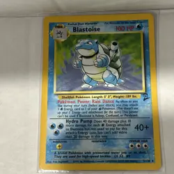 Pokemon Base Set 2 Blastoise 2/130 Holo Rare Card - LP/NM - Image 1