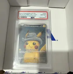 Pokemon Pikachu With Grey Felt Hat SVP 085 Van Gogh Promo Card - PSA 10 - Image 1