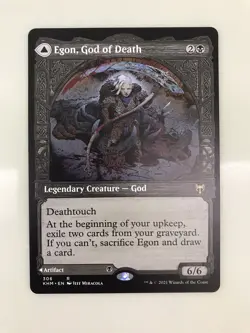 Egon God of Death / Throne Showcase MTG Magic the Gathering Card NM Mint KHM - Image 1