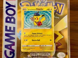 Pokemon Card Special Delivery Pikachu Holo Promo SWSH074 with Ornament Sealed! - Image 1