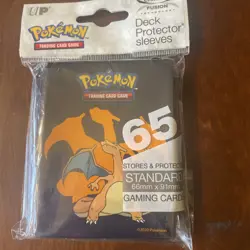Pokemon Charizard Deck Protector Card Sleeves 65 Count - Image 1