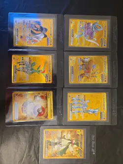 Pokemon Gold Secret Rare Card Lot🔥🔥All Cards are Near Mint 🔥🔥 Lot Of 7 - Image 1