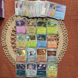 Pokemon TCG Destined Rivals Holo, Reverse Holo Lot/ Near Mint 58 Cards - Image 1