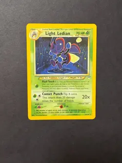 Pokemon 24/105 WOTC Card - Light Ledian - Neo Destiny - Non-Holo Rare - LP - Image 1