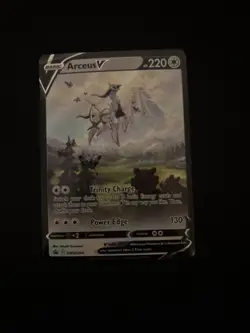 Pokemon Card TCG - Arceus V SWSH204 Sword & Shield Black Star Promo Near Mint - Image 1