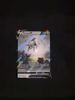 Pokemon Card TCG - Arceus V SWSH204 Sword & Shield Black Star Promo Near Mint - Image 3