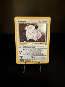 Clefairy Base Set 2 Holo Rare Pokemon Card 6/130 Lightly Played - Image 1
