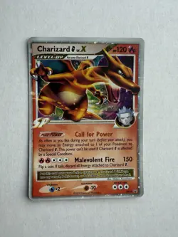 Charizard G LV.X DP45 Diamond and Pearl Promos Holo Card - LP/MP - Image 2