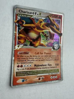 Charizard G LV.X DP45 Diamond and Pearl Promos Holo Card - LP/MP - Image 3