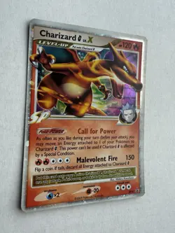 Charizard G LV.X DP45 Diamond and Pearl Promos Holo Card - LP/MP - Image 4