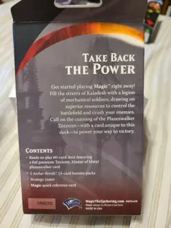 MTG Magic Tezzeret Master of Metal Planeswalker Sealed Deck Aether Revolt #2 - Image 2