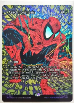 Arachnogenesis (Borderless) Marvel Universe Eternal-Legal Foil - Image 1