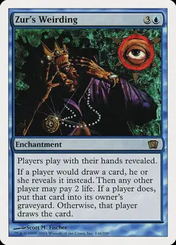 Zur's Weirding 1x MtG Eighth Edition 8th SP/NM - Image 1