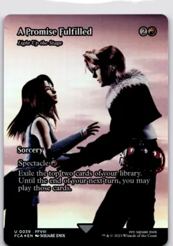 MTG A Promise Fulfilled - Light Up the Stage (Showcase) Foil NM FINAL FANTASY - Image 1