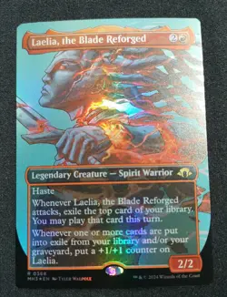 Laelia, The Blade Reforged - Foil - Borderless - MH3 - NM Unplayed - EN - 0368 - Image 1