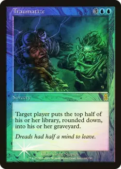 Odyssey MTG FOIL Traumatize Magic - Image 1