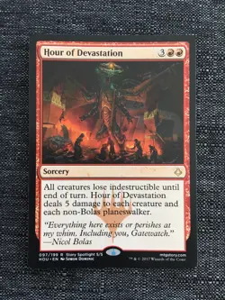 HOUR OF DEVASTATION ~mtg NM Hour of Devastation Rare x1 - Image 1