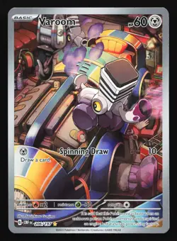 Pokemon Varoom 206/197 Obsidian Flames Illustration Rare Full Art Holo HP - Image 1