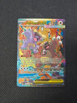 Mega Kangaskhan Ex Mega Evolutions SIR Near Mint Pokemon Card 182/132 Portuguese - Image 1