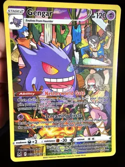 TCG Pokemon Gengar TG06/TG30 Lost Origin Trainer Gallery Ultra Rare Holo - Image 1