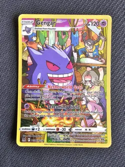 TCG Pokemon Gengar TG06/TG30 Lost Origin Trainer Gallery Ultra Rare Holo - Image 2