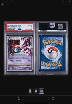 2007 Pokemon Torterra Lv. X Holo #122 Diamond & Pearl PSA Ex 5 - Image 3