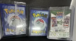 Pokemon TCG 151 UPC Promo Set Mew 053, Mewtwo 052, Metal Mew 205 New Sealed - Image 2