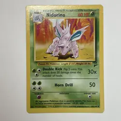 Nidorino 054/130 - Base Set 2 - WOTC - Uncommon - Pokemon TCG - NEAR MINT - Image 1